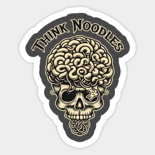 Think Noodles Sticker